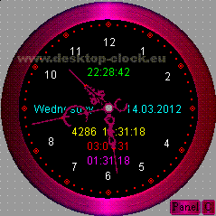 Voice Desktop Clock Screenshot