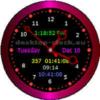 Click to view Desktop Clock 1.3 screenshot