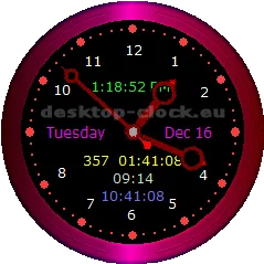main view of desktop clock 2.9